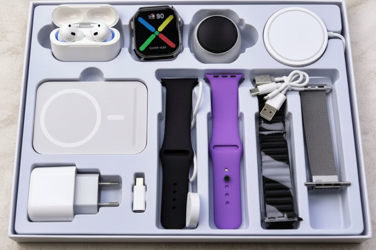 H10 Series 10-in-1 Ultra Smartwatch Combo Kit